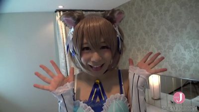 Em mặt dâm cute cosplay thủ dâm cực dâm